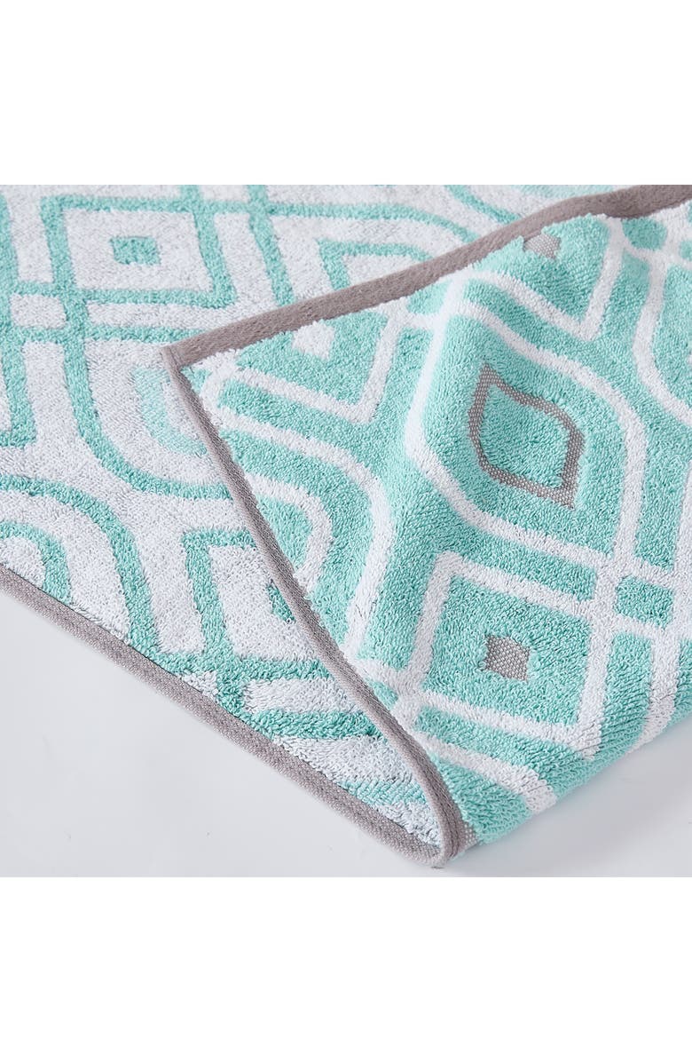 Modern Threads Yard Dyed Towel 6-Piece Set, Alternate, color, Aqua