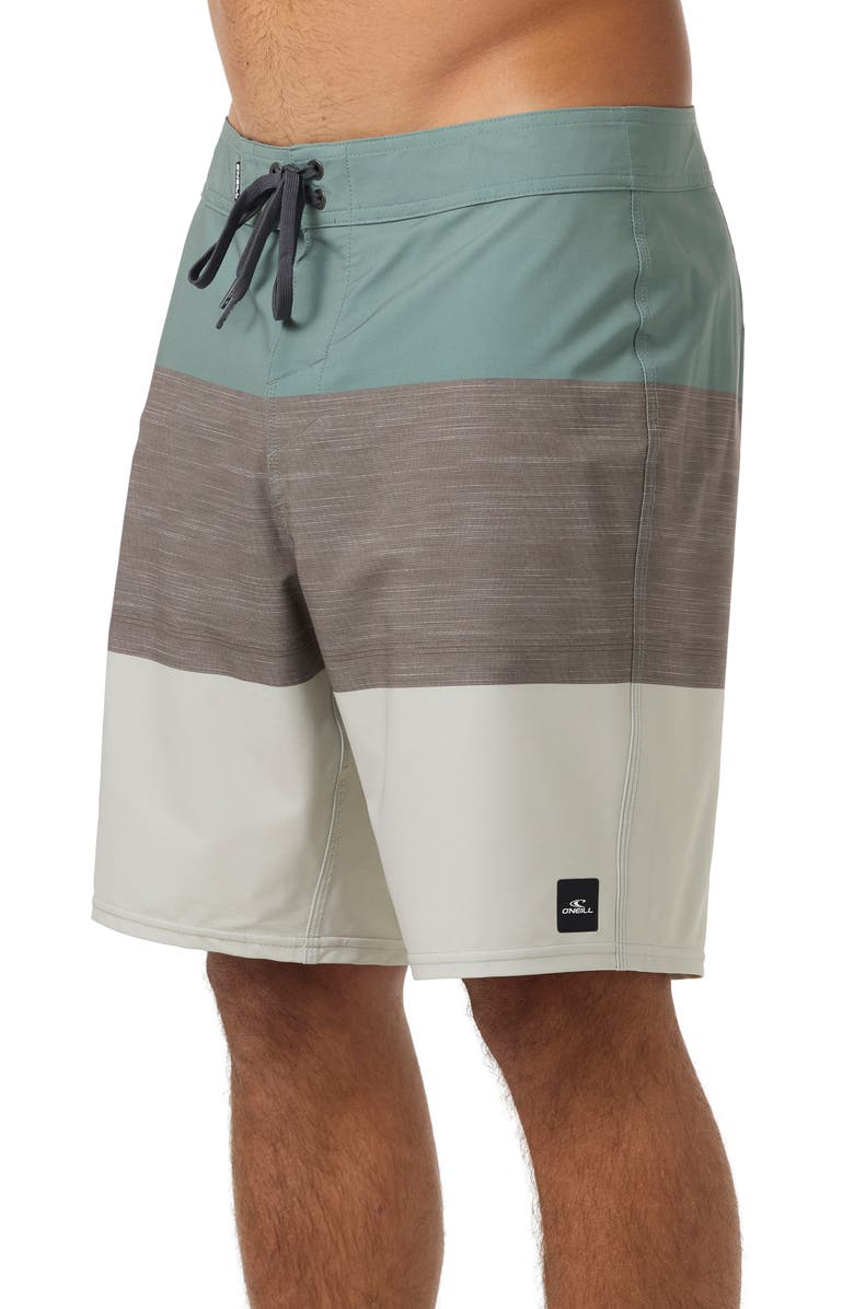 O'Neill Hyperfreak Heat Block Swim Trunks, Alternate, color, Sage