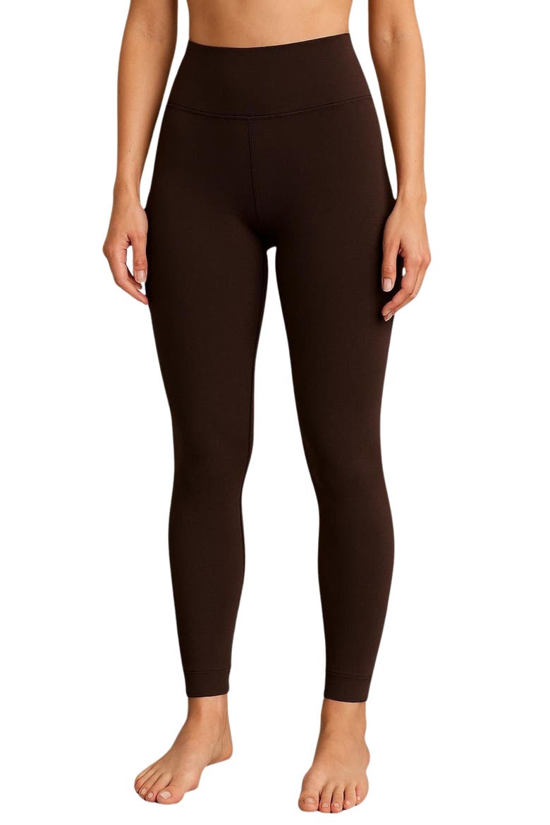 Women's Faux Fur Winter Legging, Main, color, Chocolate