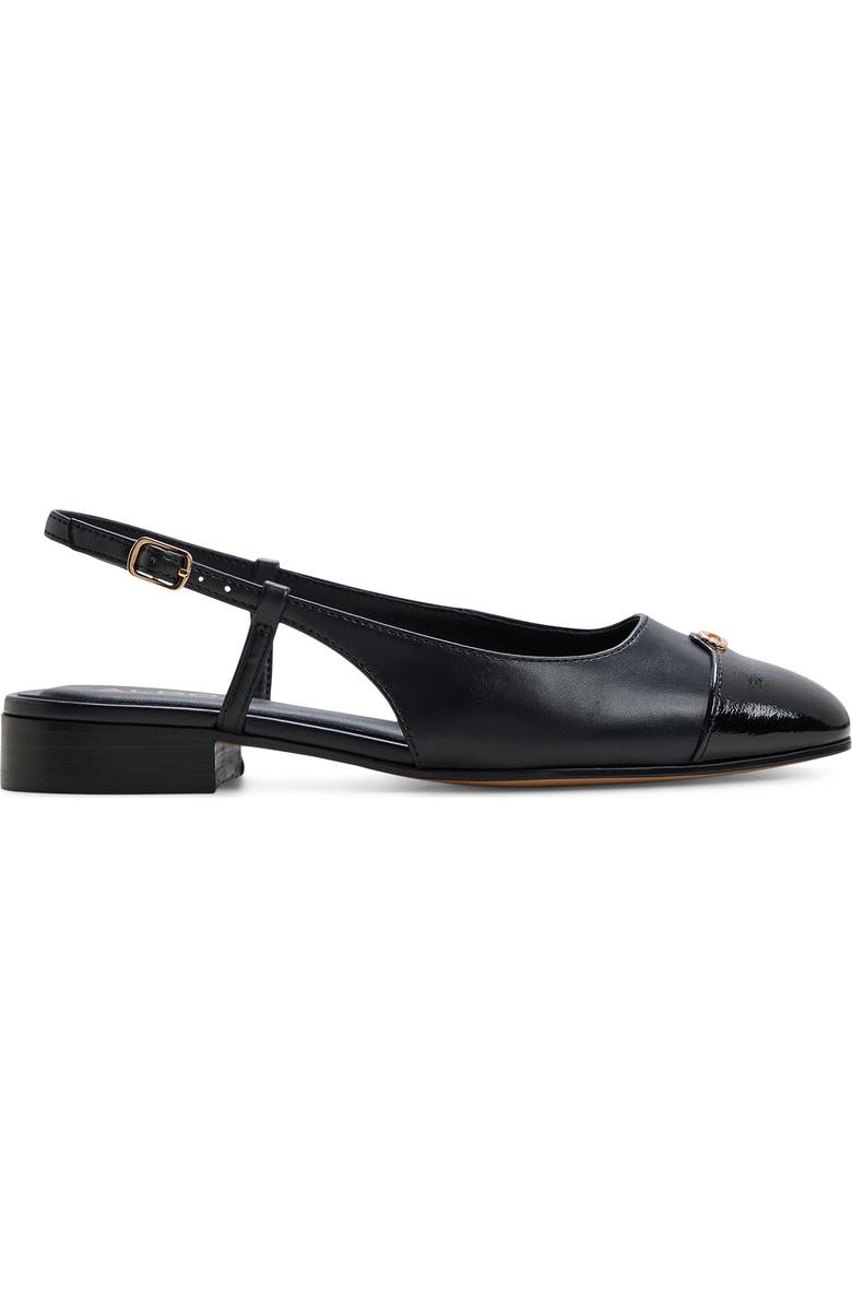 ALDO Maree Slingback Cap Toe Pump, Alternate, color, Black