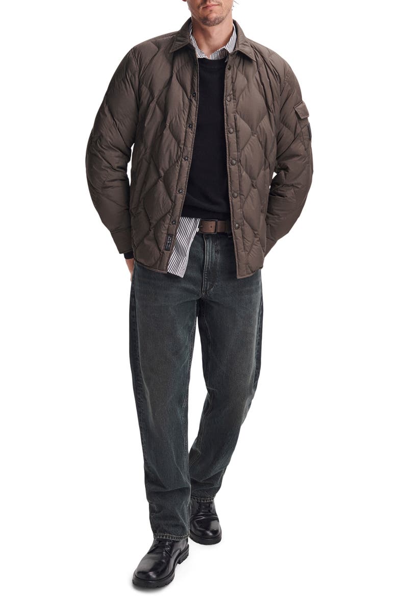 Dane Quilted Shirt Jacket, Alternate, color, STNWL