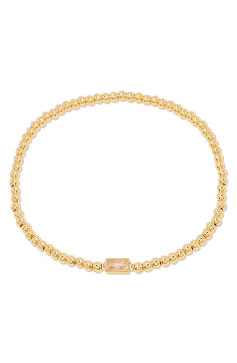 Kylie Birthstone Beaded Stretch Bracelet