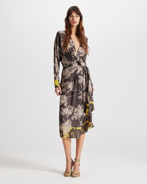 Theo The Label Hydra Printed Maxi Dress In Black