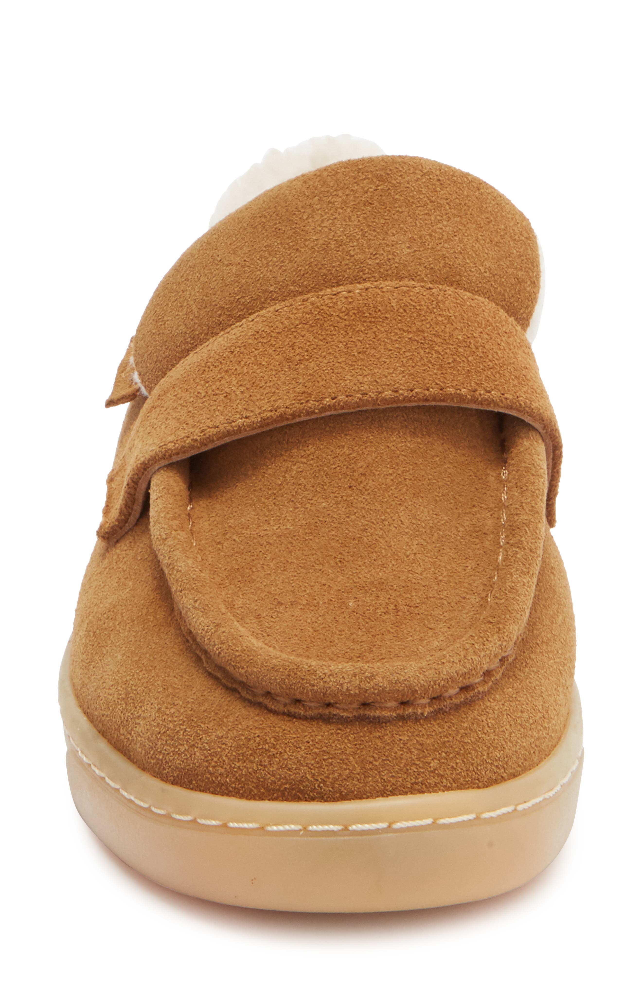 JSlides Hathor Faux Fur Lined Loafer, Alternate, color, Tan