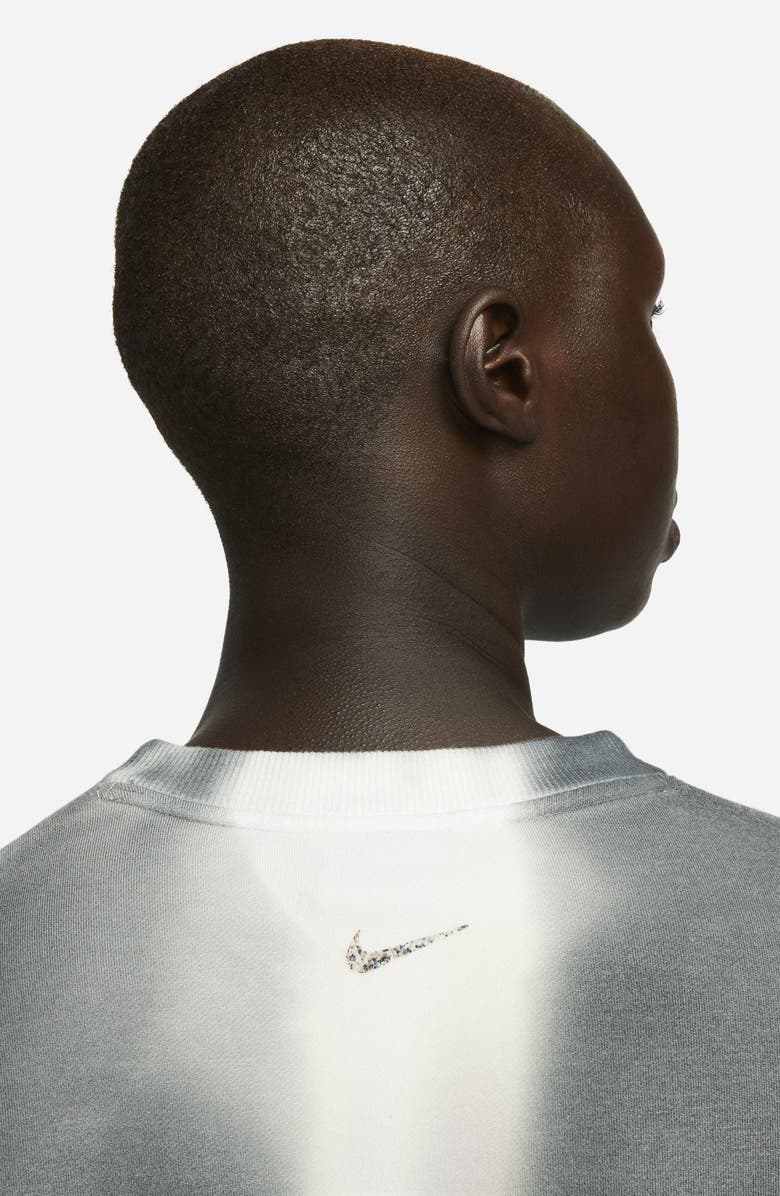 Nike Tie Dye Fleece Crop Sweatshirt, Alternate, color, 