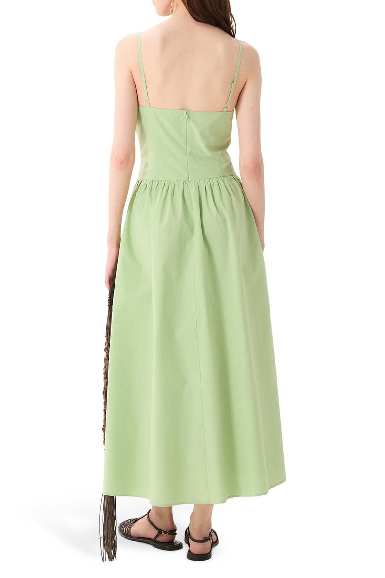 Izaro Sleeveless Maxi Dress, Alternate, color, GREEN
