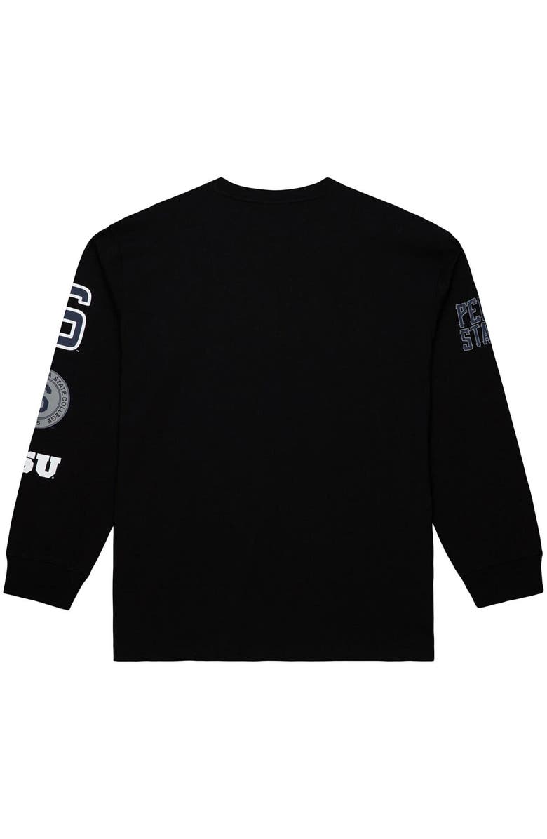 Mitchell & Ness Men's Mitchell & Ness Black Penn State Nittany Lions Training Camp Long Sleeve T-Shirt, Alternate, color, Black