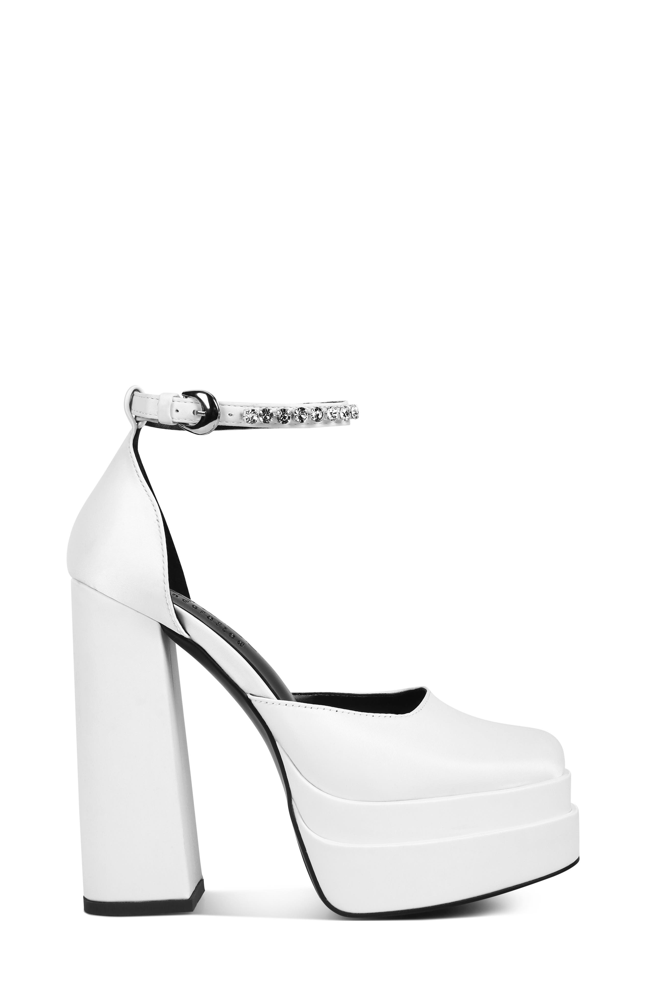 Martini Platform Pump, Alternate, color, WHITE