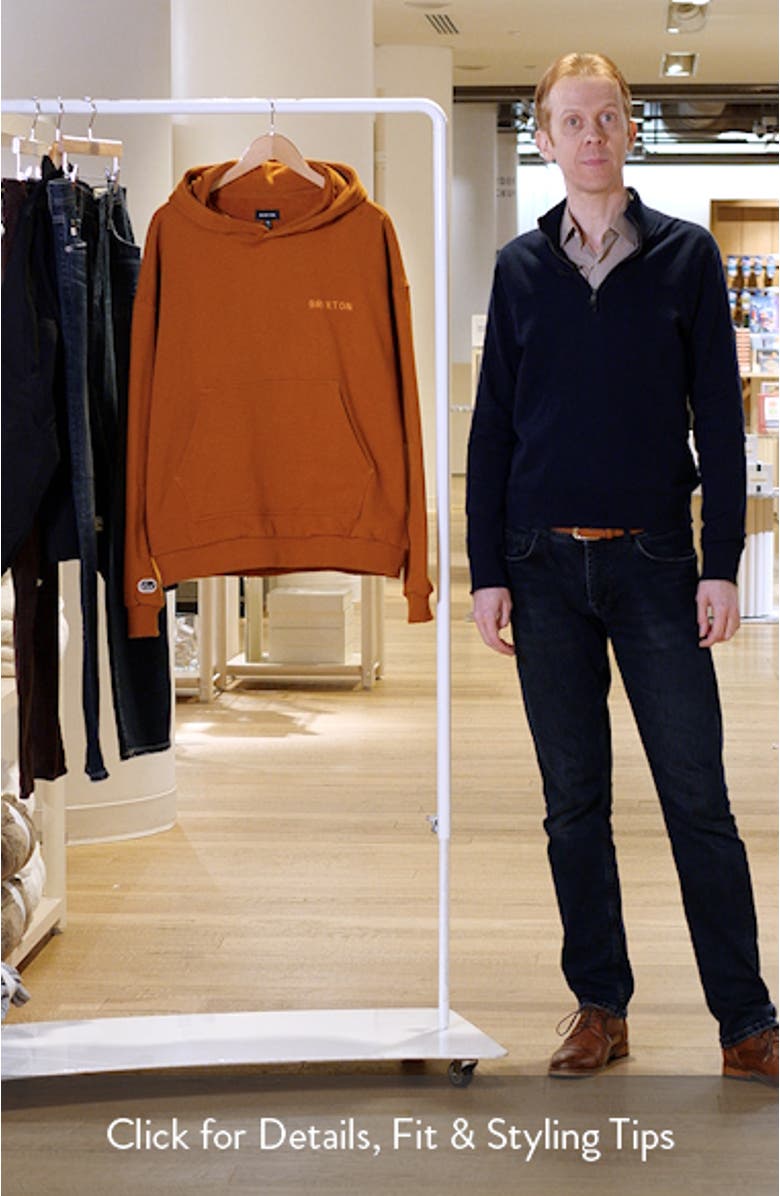 Oversize Embroidered Logo Heavyweight Hoodie, sales video thumbnail