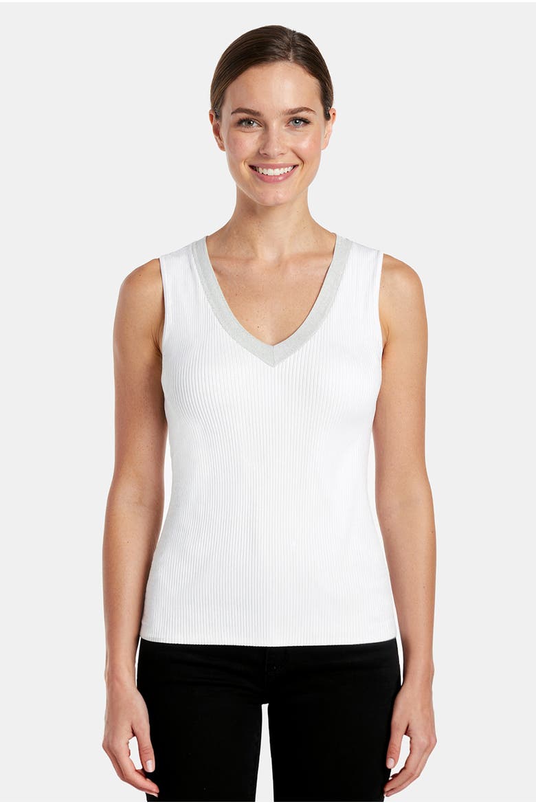 The Splashed Sweater, Main, color, White