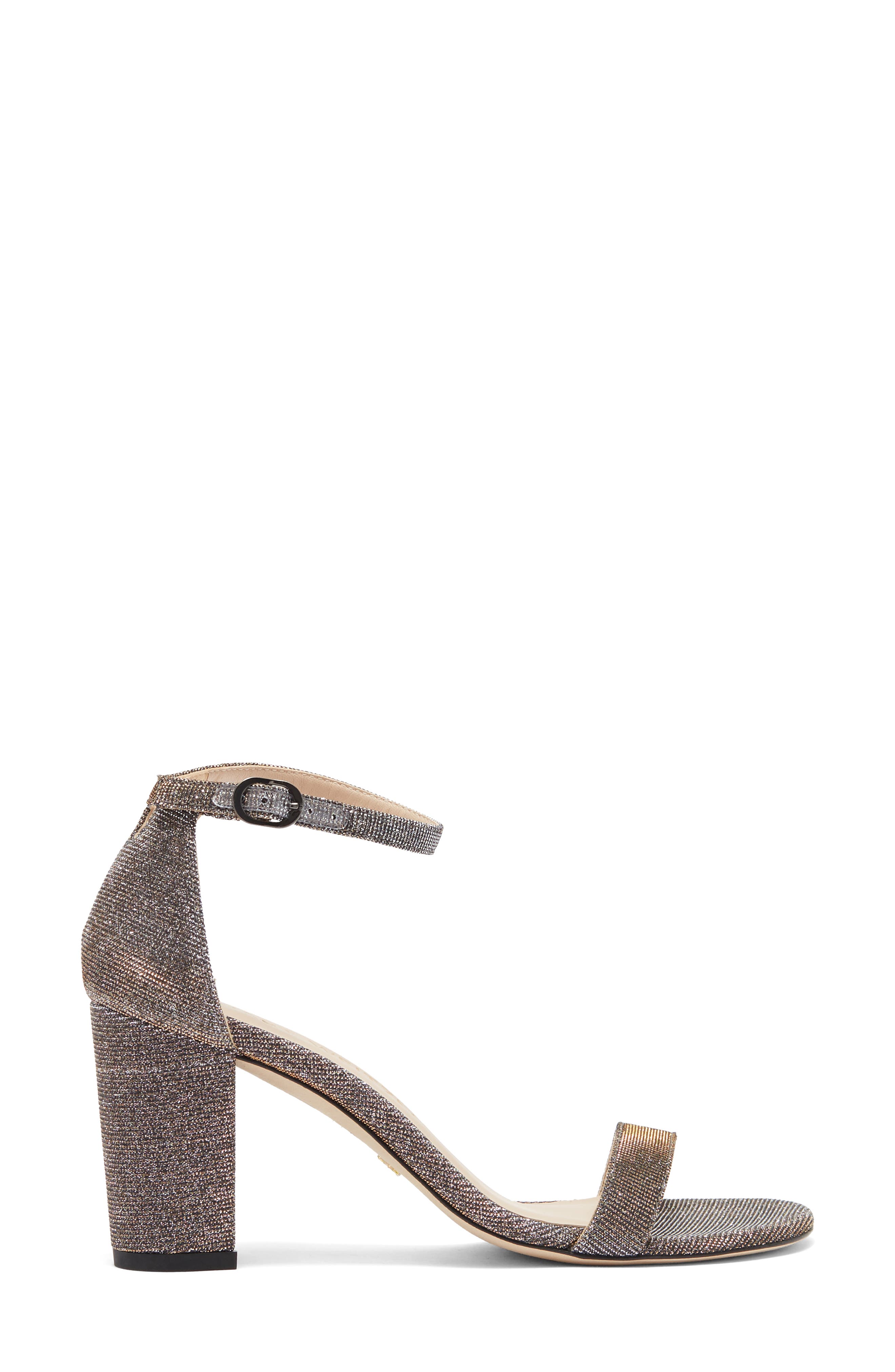Stuart Weitzman Nearly Nude Block Heel Sandal, Alternate, color, 