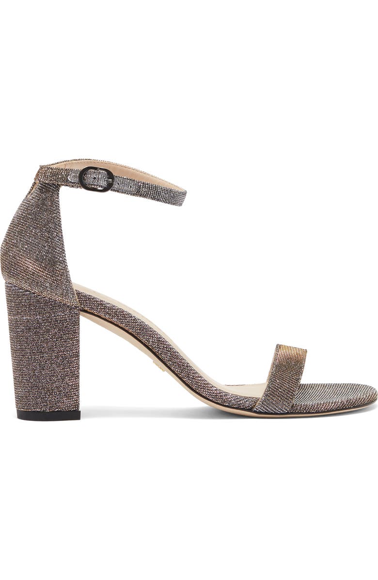 Stuart Weitzman Nearly Nude Block Heel Sandal, Alternate, color,