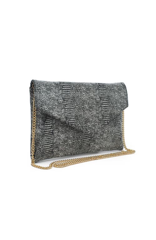 Moda Luxe Cara Clutch In Black White