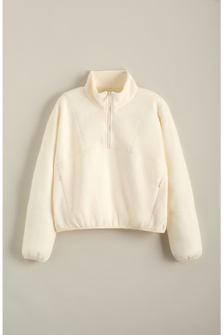 Kids' Play It Cool Half-Zip Pullover, Main, color, WHITE WHISPER