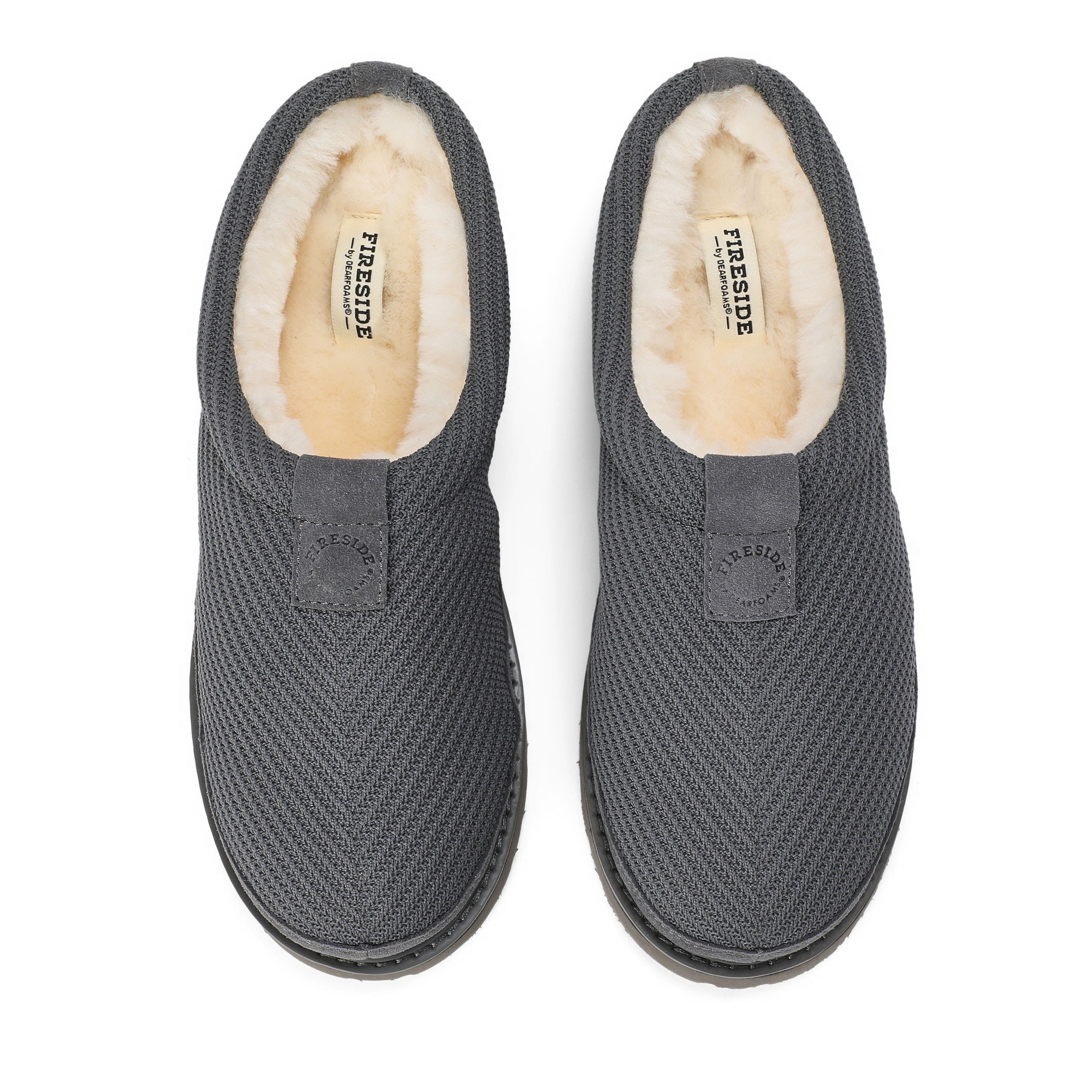 Fireside Grafton Allday Knit Water Repellent Clog, Alternate, color, Grey