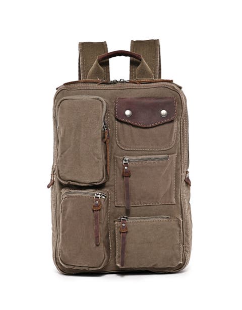 Ridge Valley Canvas Laptop Backpack