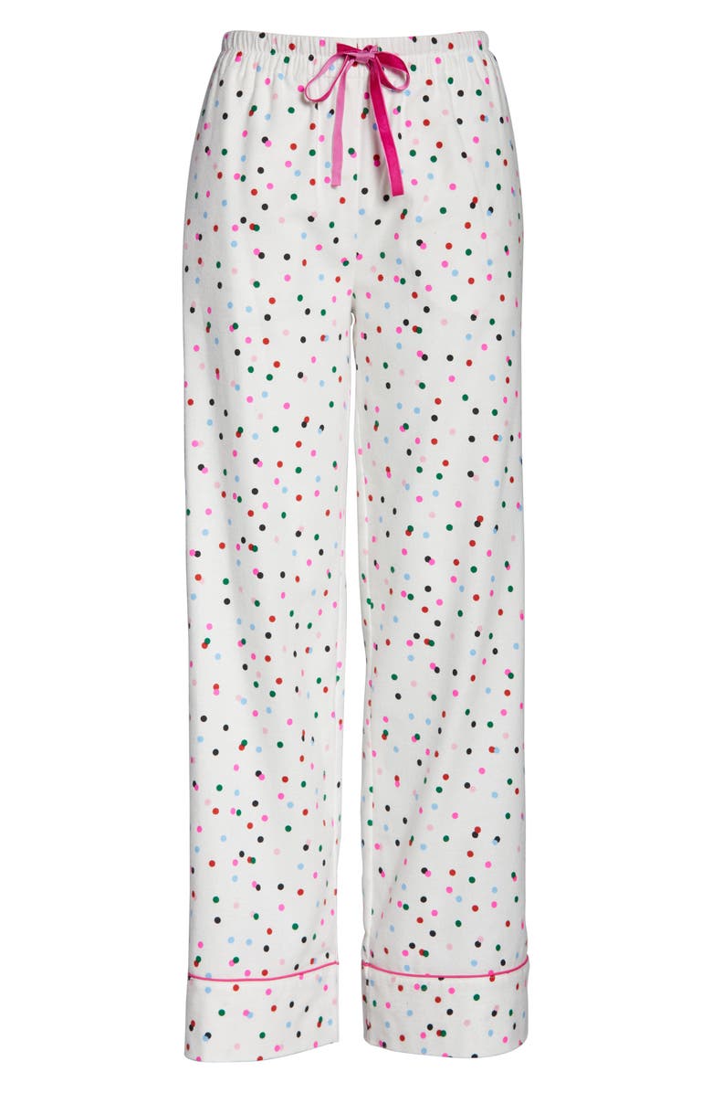 ban.do Party Dots Flannel Pajama Pants, Alternate, color,
