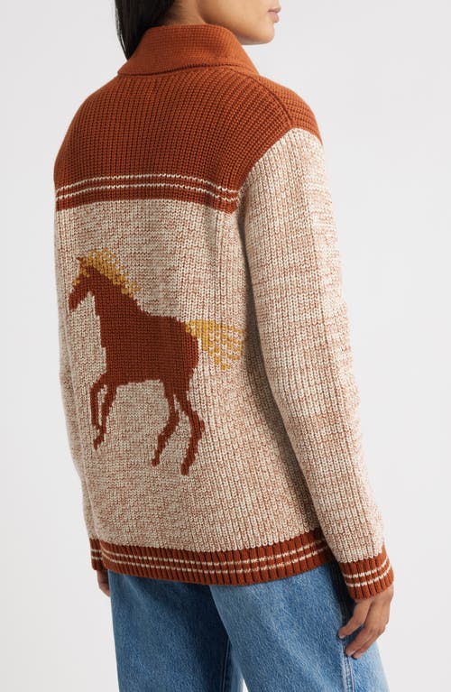 Pendleton Heritage Cardigan In Neutral