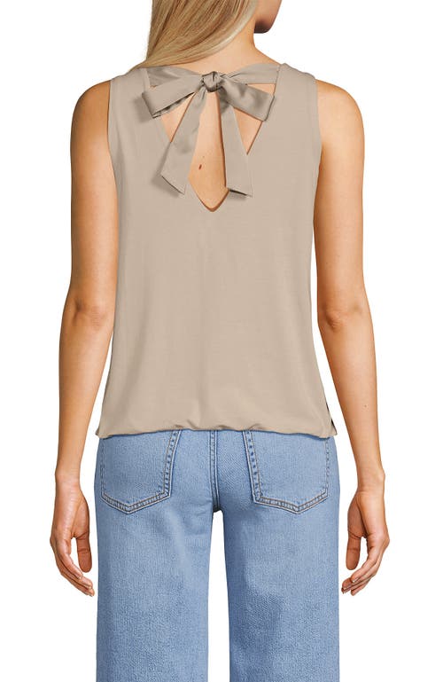 Shop Lands' End Lightweight Jersey Blouson Vneck Tank