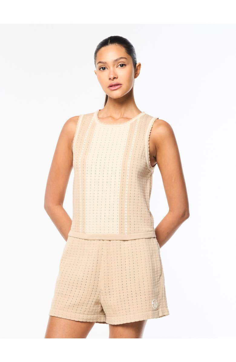 Sergio Tacchini Zola Knit Top, Main, color, Humus