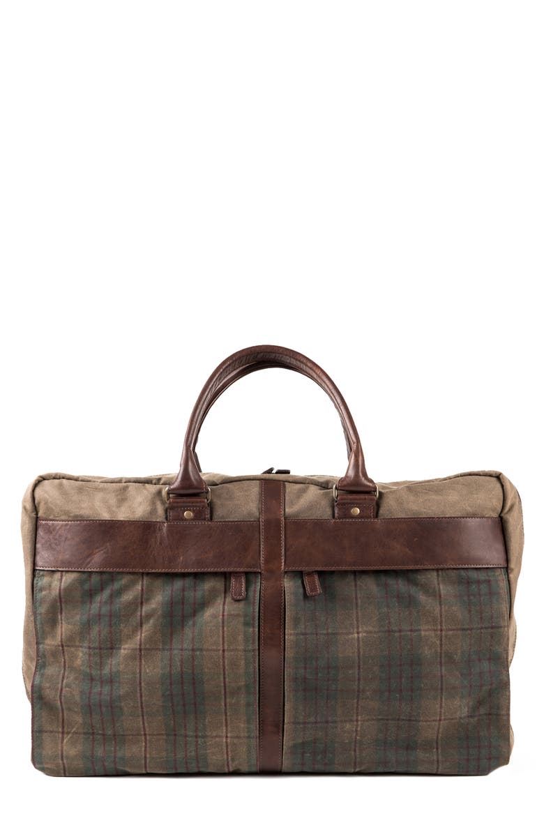 Tinsley Trifold Garment Bag, Main, color, BALDWIN OAK