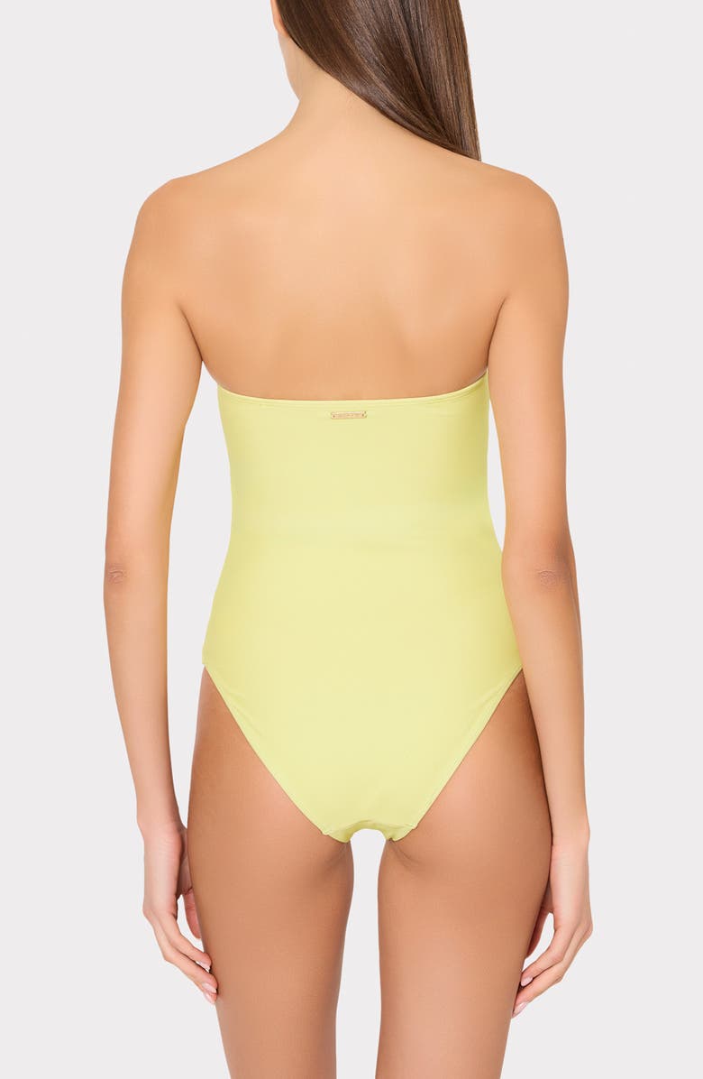 Milly Songe D'Iris Placement Print One-Piece Swimsuit, Alternate, color, 