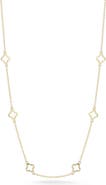 GLAZE JEWELRY Clover Station Necklace