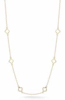 Clover Station Necklace