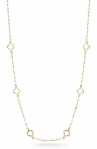 Clover Station Necklace