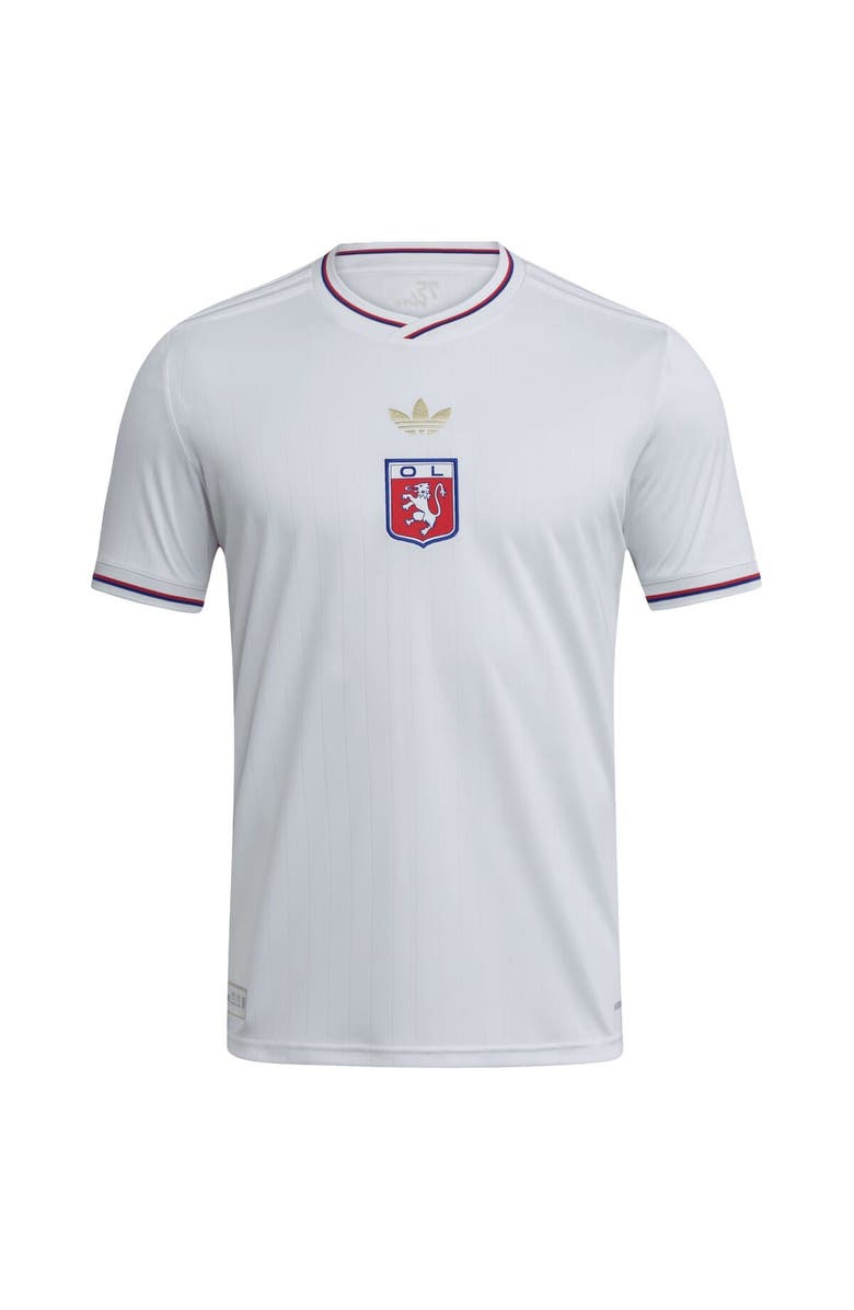 adidas Men's adidas  White Olympique Lyonnais 2025/26 Home Replica Jersey, Alternate, color, White