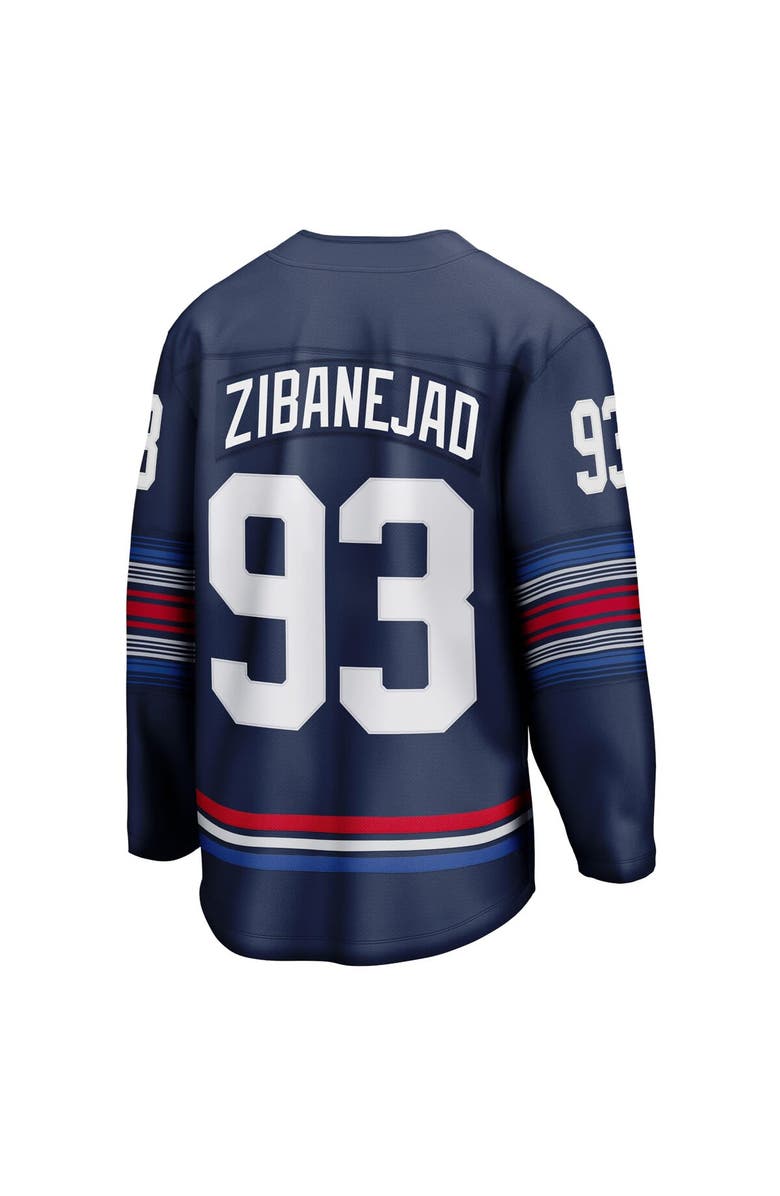 FANATICS Men's Fanatics Mika Zibanejad Navy New York Rangers Alternate Premier Breakaway Player Jersey, Alternate, color, 
