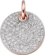 Monica Vinader Ava Diamond Disc Pendant Charm