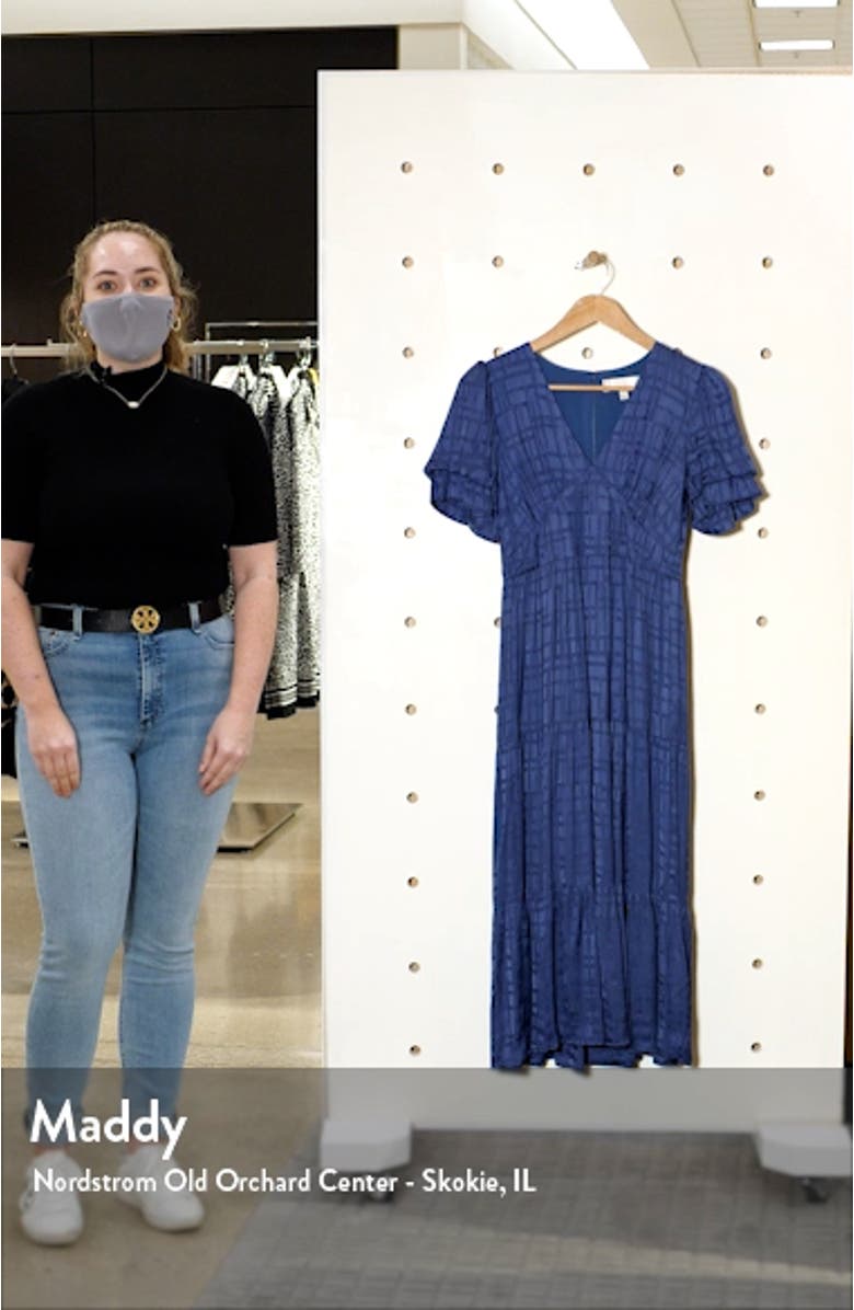 Marvella Jacquard Midi Dress, sales video thumbnail