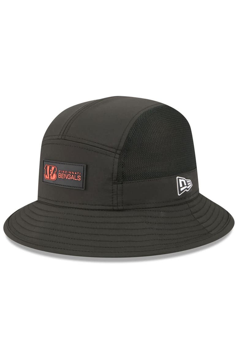 Men's New Era Black Cincinnati Bengals 2025 Sideline  Bucket Hat, Alternate, color, Black