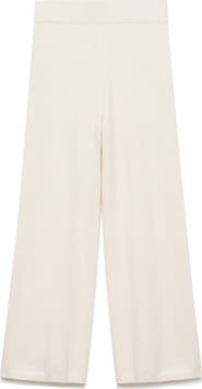 MANGO Cashmere Wide Leg Pants