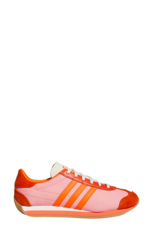 Adidas Originals Adidas Country Low Top Sneaker In Pink Spark/orange/orange