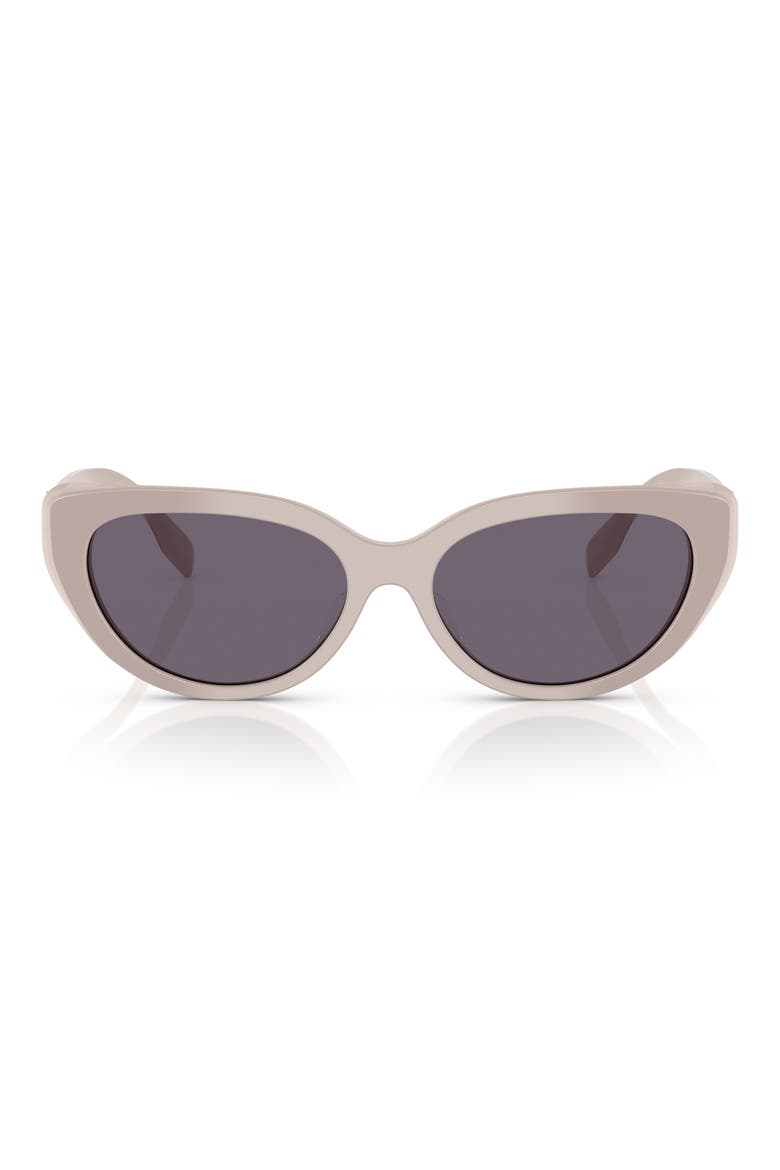 55mm Cat Eye Sunglasses, Main, color, CRYSTAL