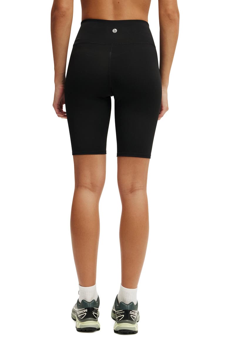 COTTON ON BODY Women's Active Bondi Everyday Mid Length Bike Short, Alternate, color, Black