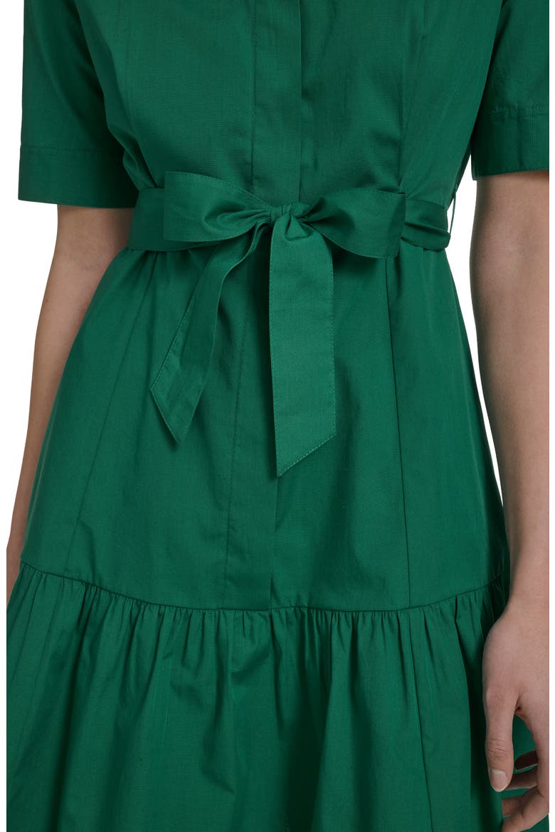Short Sleeve Cotton Shirtdress, Alternate, color, MEADOW