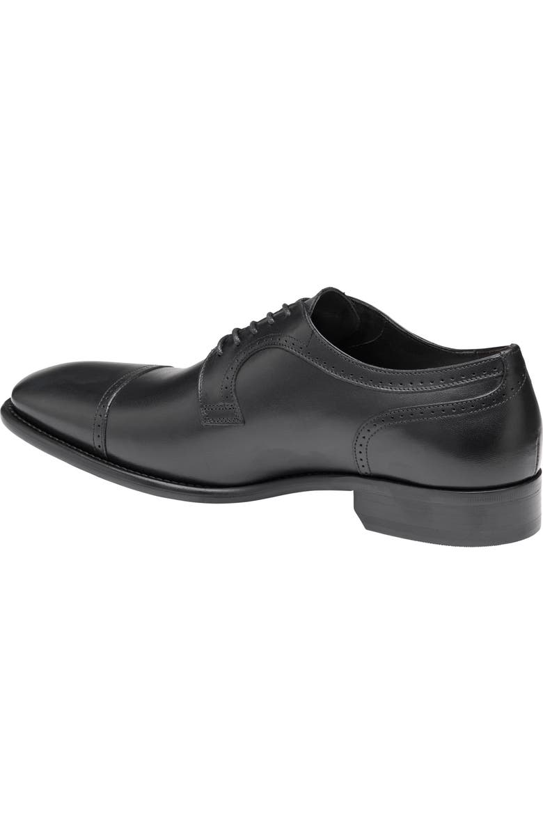 Johnston & Murphy Cormac Cap Toe Derby, Alternate, color, Black