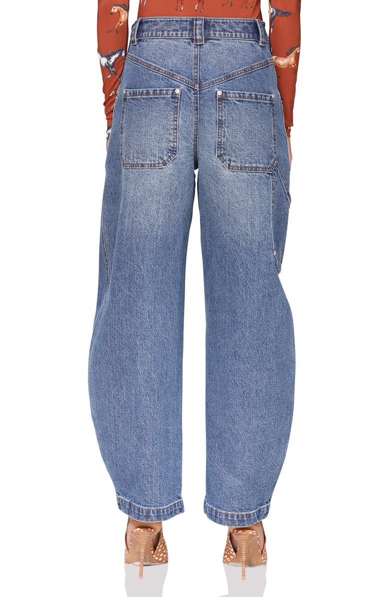 Avec Les Filles Zucchini Leg Carpenter Jeans, Alternate, color, Criollo Wash