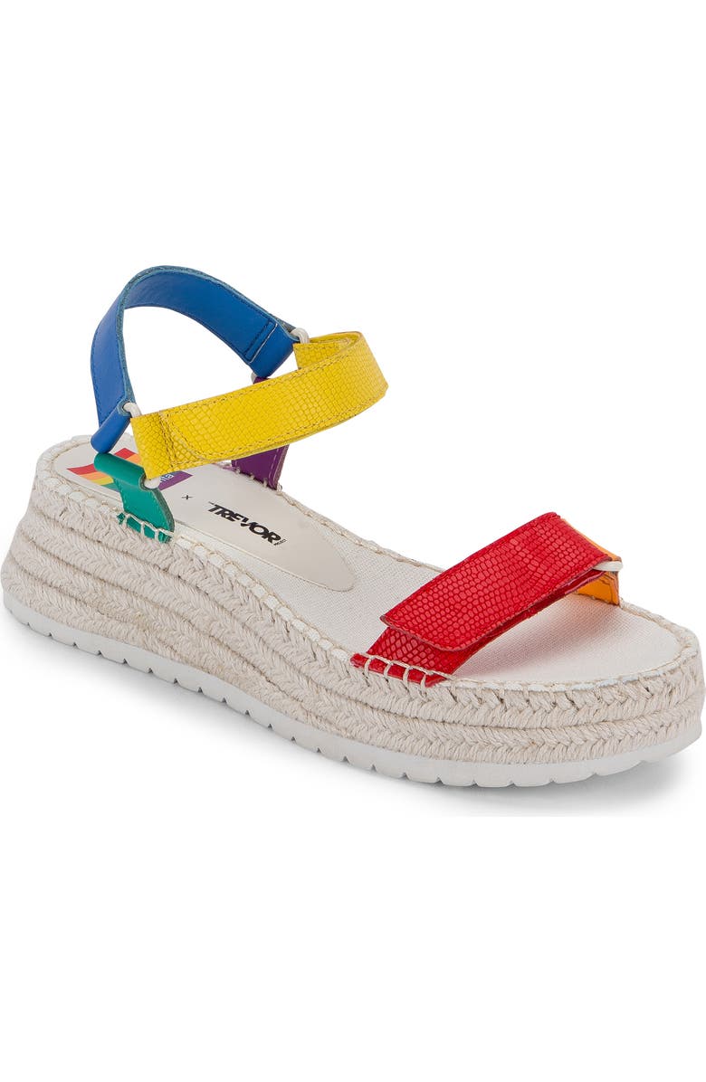 Dolce Vita Myra Pride Platform Espadrille Sandal, Main, color,