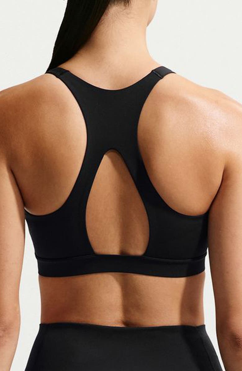 Nike Universa Dri-FIT Padded Sports Bra, Alternate, color, 010 Black/Dkskgy