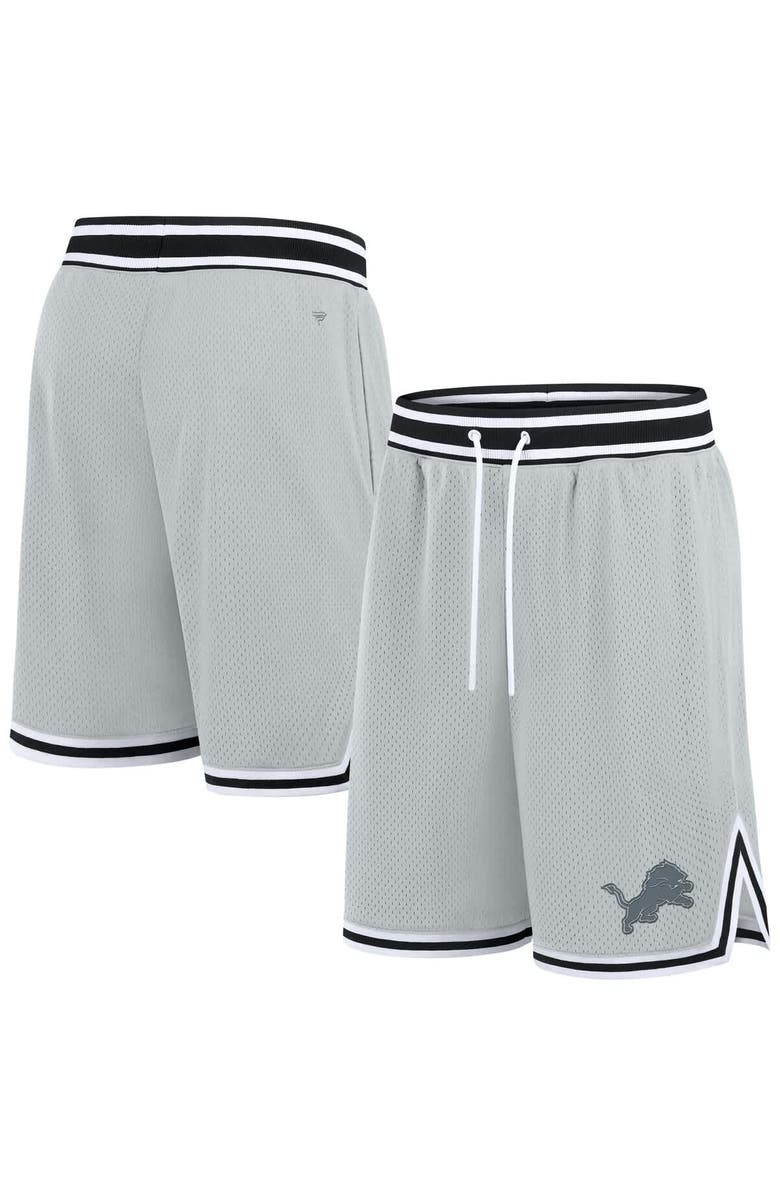 FANATICS Men's Fanatics Silver Detroit Lions Elements Future Ground Shorts, Main, color, Silver