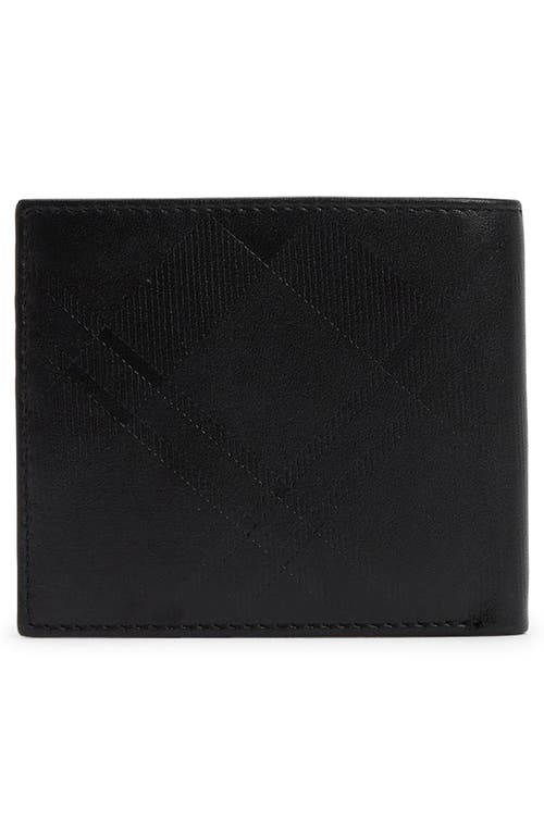 Barbour Brunton Rfid Leather Bifold Wallet In Black