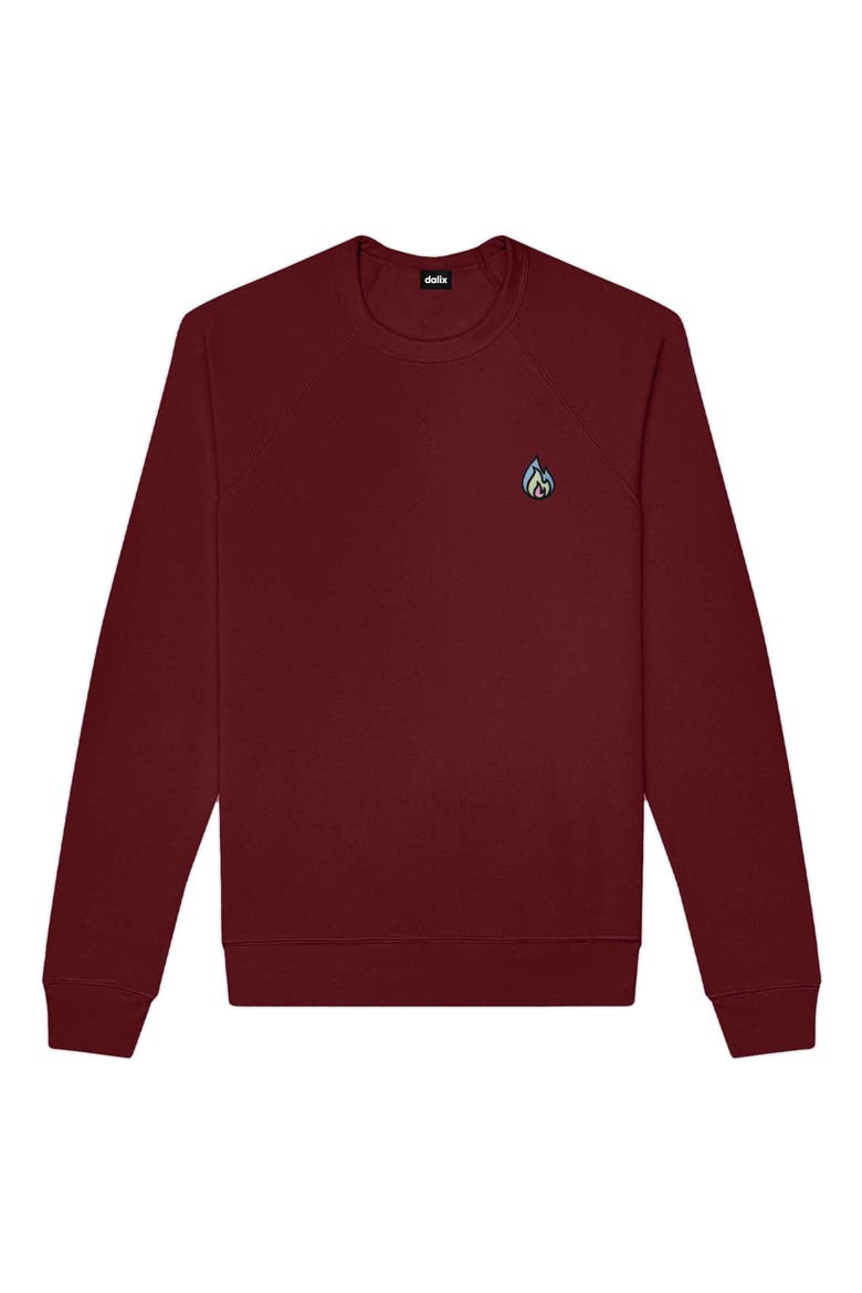 Fire Fleece Sweatshirt, Main, color, Maroon