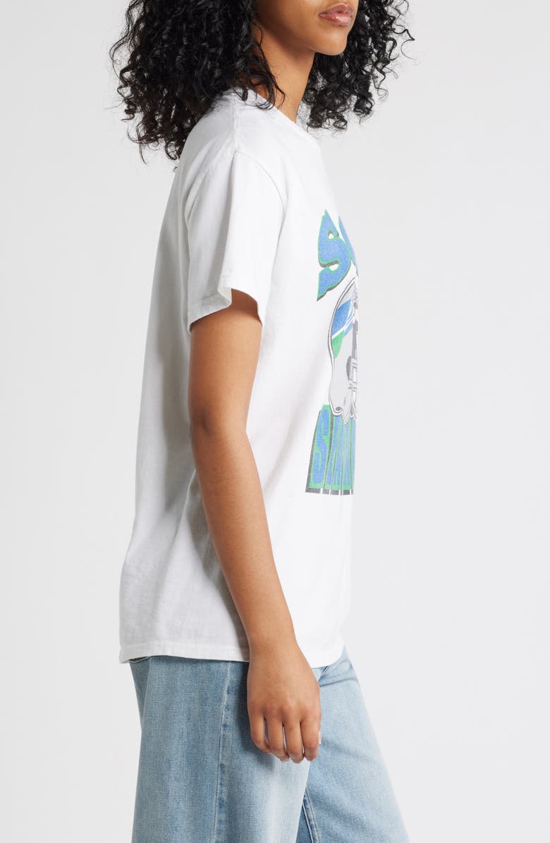 Junk Food Seattle Seahawks Helmet Cotton Graphic T-Shirt, Alternate, color, 