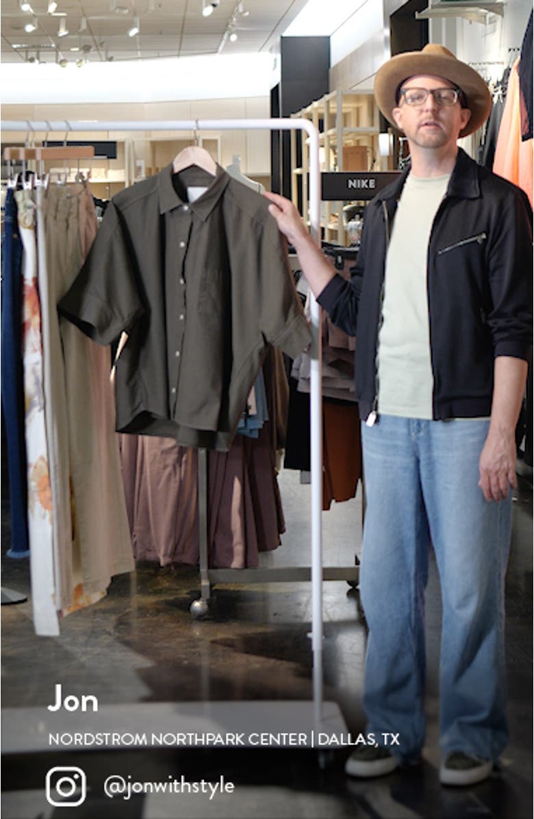 Claire Origami Twill Button-Up Shirt, sales video thumbnail