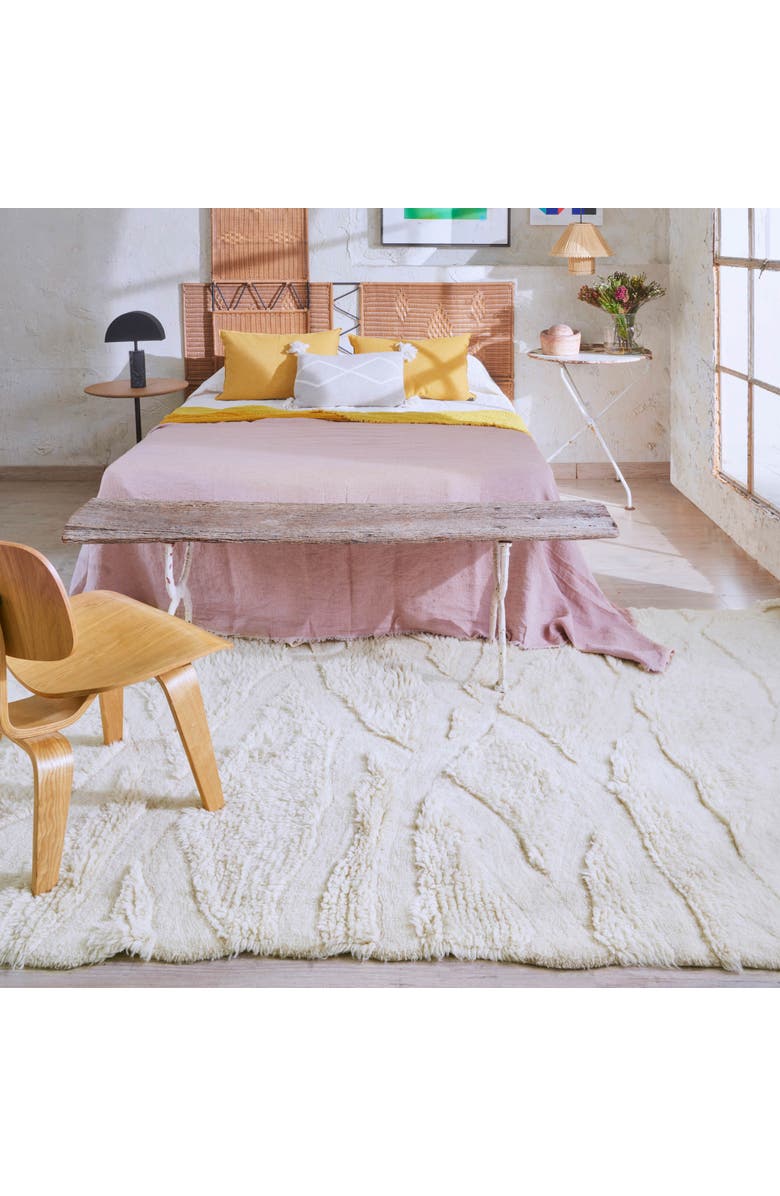 Lorena Canals Woolable Rug Enkang Ivory, Alternate, color, Natural, Champagne Arabesque