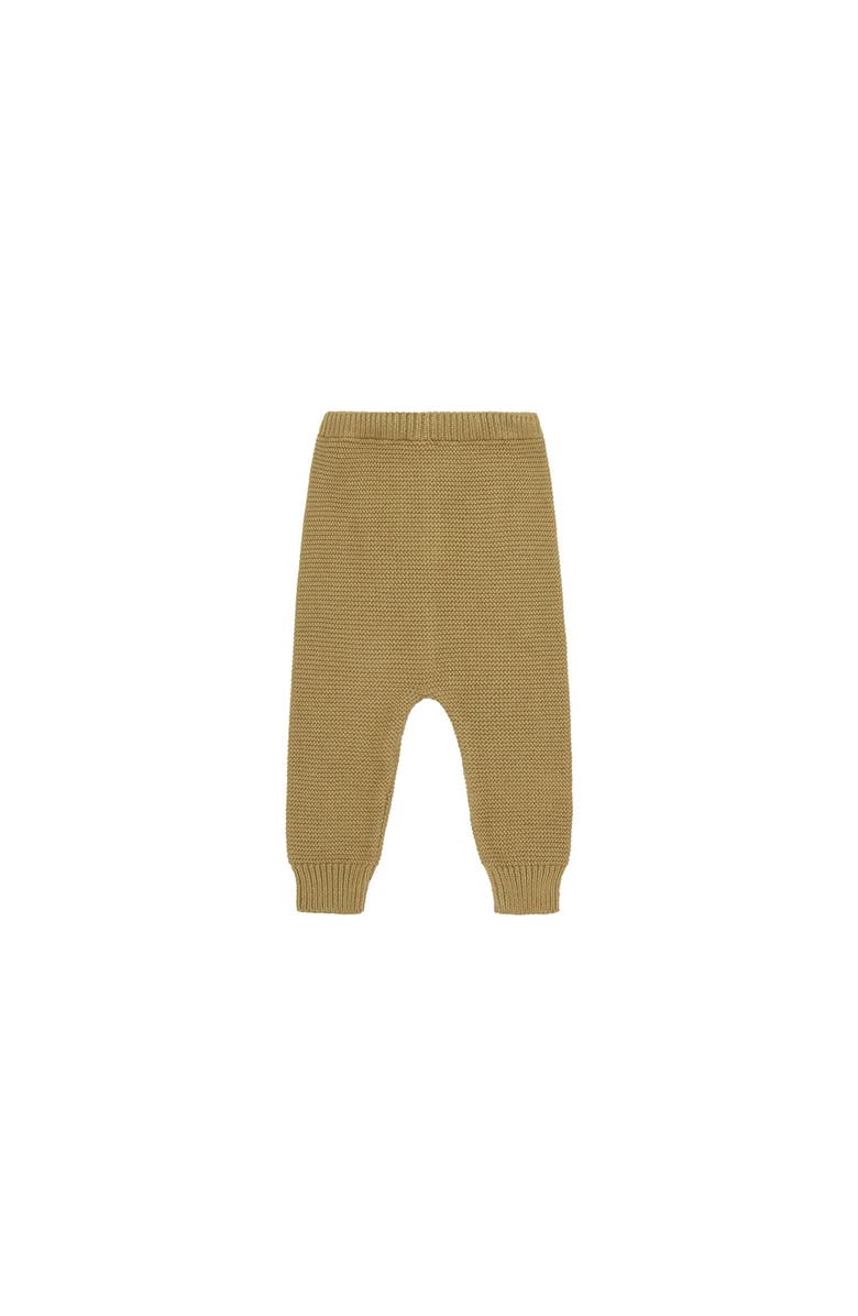 Vild House of Little Organic Knit Trousers, Main, color, Beige-Orange Plant Dye
